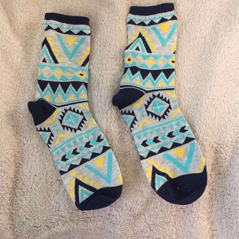 Patterned, trendy socks!